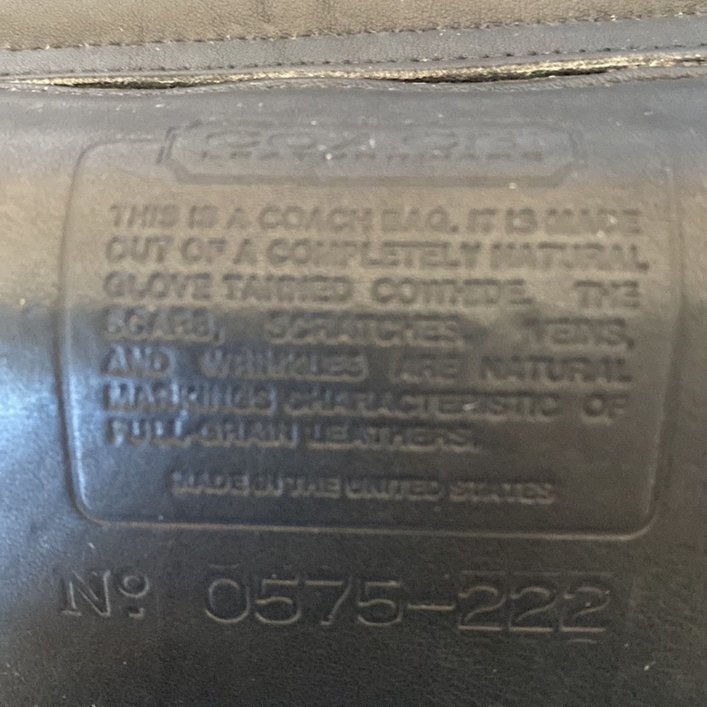 Vintage Coach Leather Messenger Bag - Picture 5 of 9